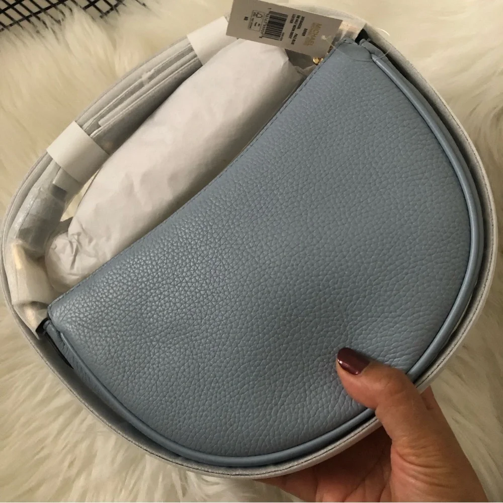 Michael Kors Dover Small Leather Crossbody Bag - Picture 6 of 13